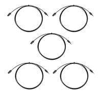 Yoeruers 5X 2M Mini 3.5mm Plug Cable de Audio óPtico Digital SPDIF Línea de Fibra óPtica