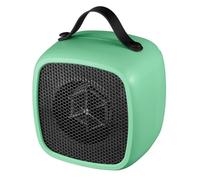 Yoeruers Mini Calefactor Portátil Escritorio, Silencioso Calentamiento Rápido, con Ventilador 500 W, con PTC Cerámico, Ideal para Interiores y Oficinas en Invierno e Enchufe UE EU Plug