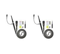 Yoeruers P4250 2 Unidad Sonda de Osciloscopio de Alta Tensión 250 MHz 2 KV 100 Conectores BNC Aislados de Seguridad con Interfaz Universal