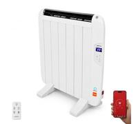 YOEVU - Emisor Térmico Inteligente 900W de Aluminio | Control por Alexa y App Móvil | Eficiencia Energética y Calor Uniforme | Ideal para Dormitorios o Estudios | Blanco