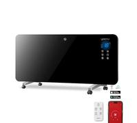 Radiador bajo consumo | 1500w | programable |control app wifi | negro