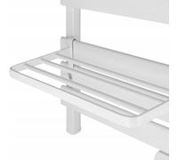 Yoevu - toallero eléctrico - blanco, con estante, 150w, aleación de