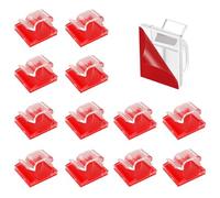 Yoezuo 100 Piezas Clip de Cable Autoadhesivo, Organizador de Cables, Clips Sujeta Cables Adhesivos, Abrazadera de Cable Clip (Transparente)
