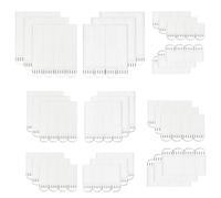 Yoezuo 60 Pares Tiras para Colgar Cuadros y Marcos, Tiras Bandas Adhesivas para para Marcos Espejos Letreros Relojes de Pared Cuelga Sin Taladrar (16*29mm, 16*46mm, 20*46mm, 16*70mm, 19*92mm)