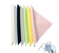 Yoezuo 7 Piezas Gafas Paño de Limpieza, Paños de Limpieza de Microfibra para Gafas, Pantallas LCD, Lentes,Cámaras, Teléfonos Móviles, Tabletas(7 Colores)