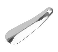 Yoezuo Calzador de Acero Inoxidable 16cm, Diseño Curvo con Orificios para Colgar, Calzador Pequeño, Calzador de Zapatos Corto Portátil, Un Gran Ayudante para Calzarse