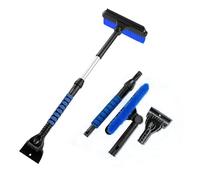 YOFAB Cepillo de Nieve y Rasqueta de Hielo para Coche 2 en 1 para GMC Sierra Denali 2010-2025, Rascador de Hielo Extraíble y Cepillo de Nieve Retrácti, Rascador de Parabrisas para Coche SUV