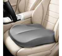 YOFAB Cojin Asiento Coche para BMW X1/X2/X3/X4/X5/X6/X7, Cómodo Cojín de Espuma Viscoelástica para Asiento Cómodo, Asiento Coche Suave para Autos, Camiones, SUV, Oficinas,B Grey