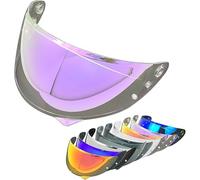 YOFAB Visera Casco de Motocicleta para HJC C10, Visera de Lente para Casco Protección contra Viento y Antivaho, Accesorios para Cascos de Moto,G Revo Purple