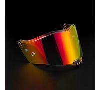 YOFAB Visera Casco de Motocicleta para LS2 FF805 Thunder, Visera de Lente para Casco Protección contra Viento y Antivaho, Accesorios para Cascos de Moto,F Revo Deep Red