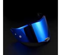 YOFAB Visera Casco de Motocicleta para LS2 FF805 Thunder, Visera de Lente para Casco Protección contra Viento y Antivaho, Accesorios para Cascos de Moto,D Revo Deep Blue