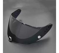 YOFAB Visera Casco de Motocicleta para Scorpion Exo R1 520 1400, Visera de Lente para Casco Protección contra Viento y Antivaho, Accesorios para Cascos de Moto,G Black