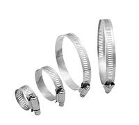YOFASEN Abrazadera de Manguera de 12 piezas - Clips de Manguera Ajustables Rango de 16-25 mm Clips de Tubería de Transmisión de Gusano de Acero Inox Agua Gas Tubo de Silicona Automotrices