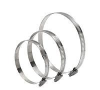 YOFASEN Abrazadera de Manguera de 12 piezas - Clips de Manguera Ajustables Rango de 21-44 mm Clips de Tubería de Transmisión de Gusano de Acero Inox Agua Gas Tubo de Silicona Automotrices