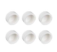 YOFASEN Cubiertas de Tubo Blanco - Acoplamiento de Tapa de Tubo de PVC - Tapas de Extremo Externo, 20mm, 6pièces