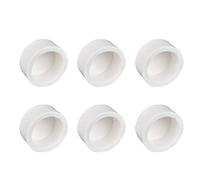 YOFASEN Cubiertas de Tubo Blanco - Acoplamiento de Tapa de Tubo de PVC - Tapas de Extremo Externo, 32mm, 6pièces