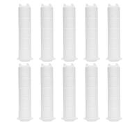 YOFDAL 10 Piezas 9,1 x 2,3 cm Filtro de Ducha de algodón PP Filtro de Cartucho portátil Cabezal Elemento para Desmontable ducha de mano mango ducha