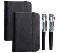 YOFDAL 2 piezas cuaderno pequeño cuaderno bolsillo pequeño bloque de notas diario portada rígida bloque de notas organizador para oficina de trabajo A7