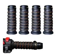 YOFDAL 4 PCS Moto Dirt Pit Bicicleta Manillar Goma De Freno Mano Apretones Puño Moto Universal Empuñadura De Manillar De Motocicleta Agarraderas Moto para Moto Scooter Quad Cruiser Off Road