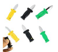 YOFDAL 6 PCS Mini Couteaux Rétractables en Plastique Cuchillo Falsos Retráctil de Plástico, Couteaux Rétractables en Plastique para Bromas para Trucos de Magia de Fiesta de los Inocentes
