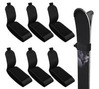 YOFDAL 6 Piezas de Herramientas de Fijación para Snowboard, Fijaciones Ajustables para Esquís, Correas de Nailon, 5 x 48 cm, Correas Elásticas, Fáciles de Usar