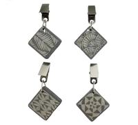 YOFDAL 8 Piezas Pesas para Sujetar Manteles de Mármol, Pesas para Manteles Colgantes de Forma de Gotita, Pesos para Manteles de Mesa Exterior para Fiestas, Hogar, Bodas, Decoración de Mesa