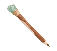 YOFDAL Bolígrafo para Niños, lápiz en Forma de Rama, Varita Mágica Decorativa de Madera, Para Cumpleaños Infantiles, Material Escolar (Fluorita Verde)