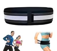 YOFDAL Cintura Lombare Regolabile per Uomo e Donna, cintura lombare per mal di schiena,cintura ortopedica comfort per la schiena e il disco intervertebrale Nero, L (140 cm)