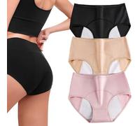 YOFDAL Confezione da 3 Mutande mestruali donna, Slip Pants Donna Incontinenza, slip Drywear per incontinenza da leggera a moderata