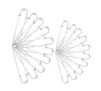 YOFDAL Grandes Épingles à Nourrice, 20 Pcs Grosse Épingle de Sûreté, Épingles à Nourrice Extra Larges, Épingles de Kilt, Épingles de Sûreté pour Kilt, Couverture, Tricot, Travaux Manuels