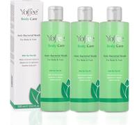 Yoffee Anti-Bacterial Wash pack 3 geles con árbol del té y coco, 900 ml