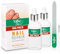 Yoffee Clear Tratamiento Anti Hongos para Uñas de Manos y Pies - Reparación de uñas con Árbol de Té y Aceite de Argán - Fórmula Mejorada - Antibacteriano y Antiséptico - Big Pack Purity Nail (120ml)