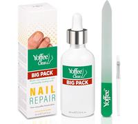 Yoffee Clear Tratamiento Anti Hongos para Uñas de Manos y Pies - Reparación de uñas con Árbol de Té y Aceite de Argán - Fórmula Mejorada - Antibacteriano y Antiséptico - Big Pack Purity Nail (60ml)