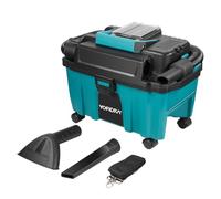 Yofidra Aspiradora inalámbrica para seco y húmedo, 3 en 1, con función de soplador, 15 kPa, 10 L, Filtro HEPA, Compatible con batería Makita de 18 V, para Coche, Taller y Obra (batería no incluida)