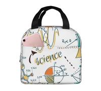 YOFIEN Bolsa para almuerzo con aislamiento grueso, reutilizable, a prueba de fugas, para laboratorio de ciencias, educación, biología y química.