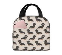 YOFIEN Bolsa para almuerzo reutilizable a prueba de fugas con aislamiento grueso de salchicha para perro