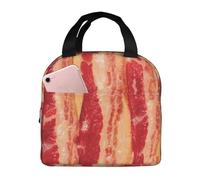 YOFIEN Bolsa para almuerzo reutilizable a prueba de fugas con aislamiento grueso de tocino.