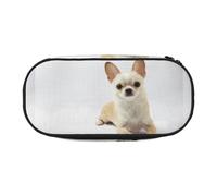 YOFIEN Chihuahua, Animales aislados, Vida Silvestre, mamífero de Raza Pura, Estuche pequeño para lápices, Estuche de lápices de Gran Capacidad, Organizador de papelería de Oficina