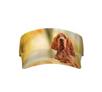 YOFIEN Cocker Spaniel Autumn Park Brown Spaniel Dogs Baseball Cap for Women Men Sun Visors Women Hats & Caps
