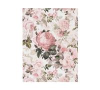 YOFIEN Cuadro decorativo vintage shabby chic con rosas rosa sepia para pared o mesa de dormitorio. Pósters y láminas decorativas de 30x40 cm.