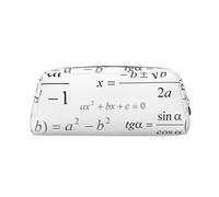 YOFIEN Estuche Escolar de matemáticas y geometría con fórmulas científicas, Estuche para lápices para niñas, Organizador de bolígrafos y Estuche con Cremallera.