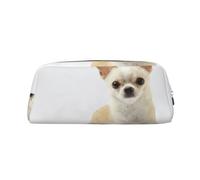 YOFIEN Estuche para lápices con diseño de Chihuahua, Animales Salvajes aislados, mamíferos de Raza Pura, para niñas, Organizador de bolígrafos con Cremallera