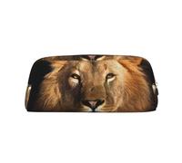 YOFIEN Estuche para lápices con diseño de león Africano para niñas, Organizador de lápices con Cremallera