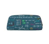 YOFIEN Estuche para lápices con Estampado de fórmulas matemáticas para niñas, Organizador de bolígrafos con Cremallera