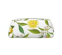 YOFIEN Estuche para lápices con Estampado de Ramas exóticas de limonero para niñas, Organizador de lápices con Cremallera