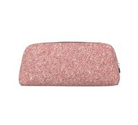 YOFIEN Estuche para lápices con Purpurina Rosa y Dorado para niñas, Organizador de bolígrafos con Cremallera