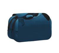 YOFIEN Estuche para lápices Dreamer Orca, Organizador de papelería portátil de Doble Capa