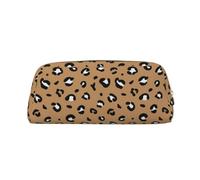 YOFIEN Estuche para lápices Ocre con diseño de Pantera y diseño de Leopardo para niñas, Organizador de lápices con Cremallera