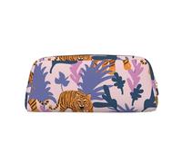 YOFIEN Estuche para lápices Tigers In The Jungle para niñas, Organizador de lápices con Cremallera