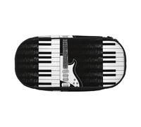 YOFIEN Estuche pequeño para lápices de Guitarra y Pentagrama, Estuche de Gran Capacidad, Organizador de papelería de Oficina